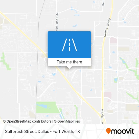 Saltbrush Street map