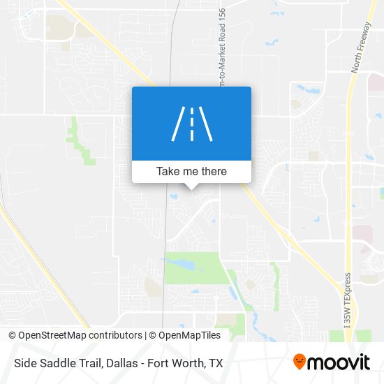 Side Saddle Trail map