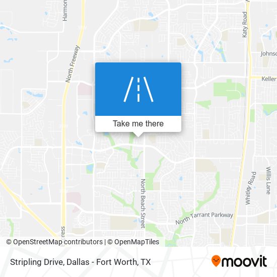 Stripling Drive map