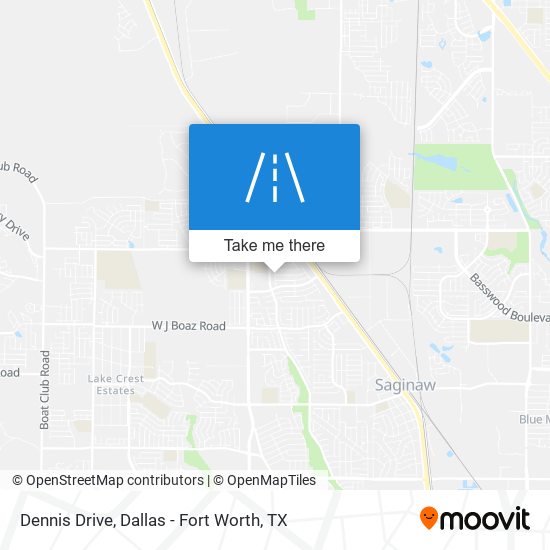 Mapa de Dennis Drive