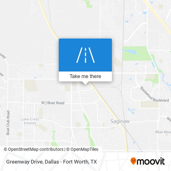 Greenway Drive map