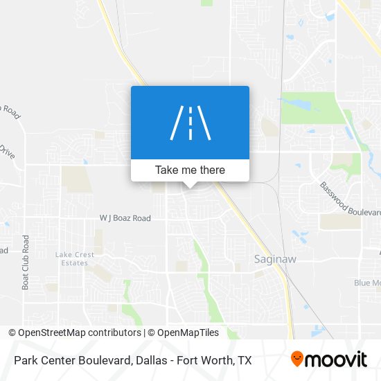 Park Center Boulevard map