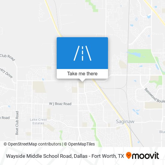 Wayside Middle School Road map