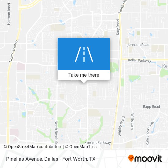 Pinellas Avenue map