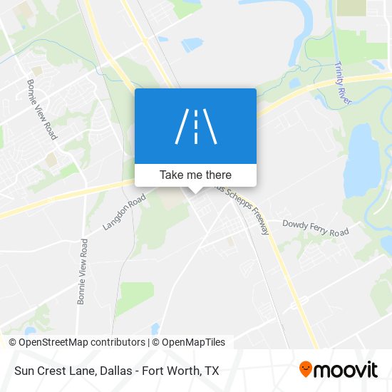 Sun Crest Lane map