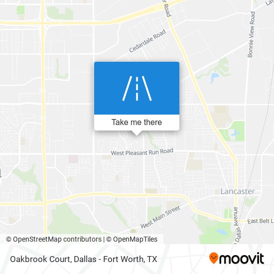 Oakbrook Court map