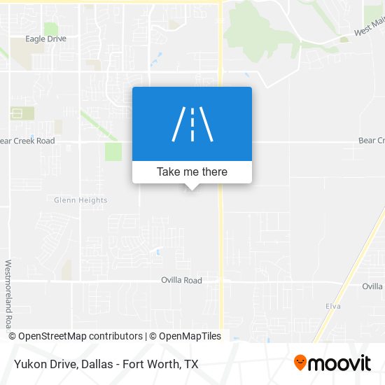 Yukon Drive map