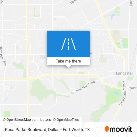 Mapa de Rosa Parks Boulevard