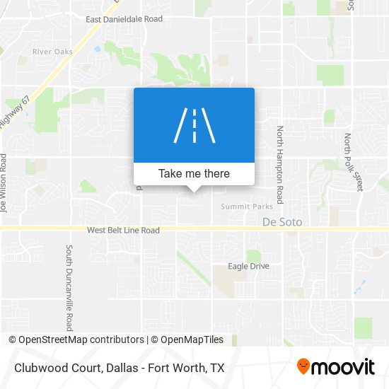 Clubwood Court map