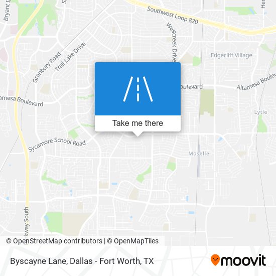 Byscayne Lane map