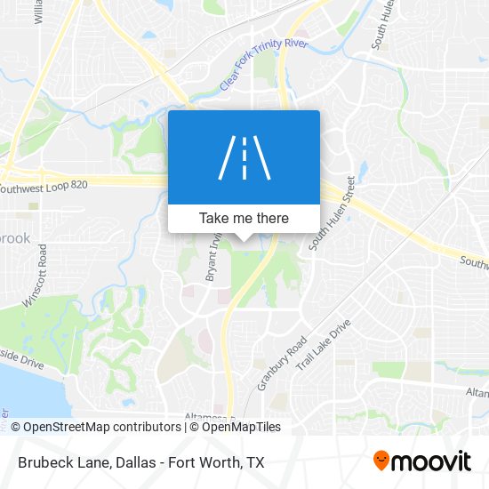 Brubeck Lane map