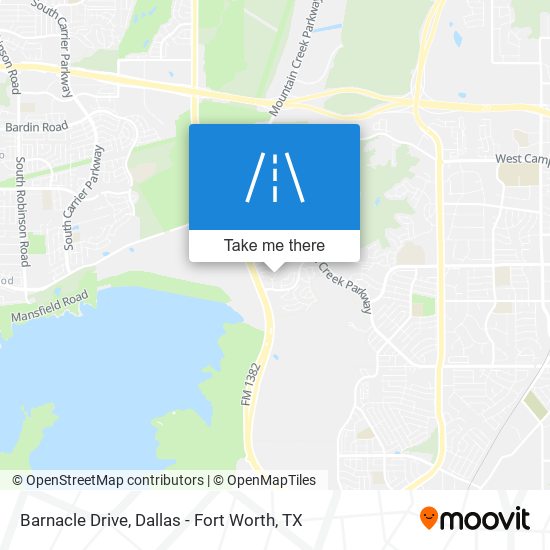Mapa de Barnacle Drive