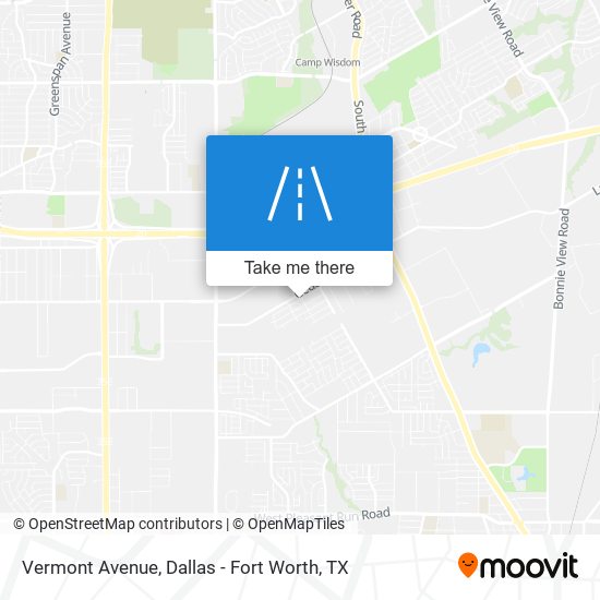 Vermont Avenue map