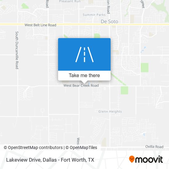 Lakeview Drive map