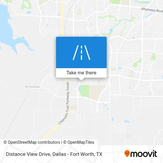 Distance View Drive map