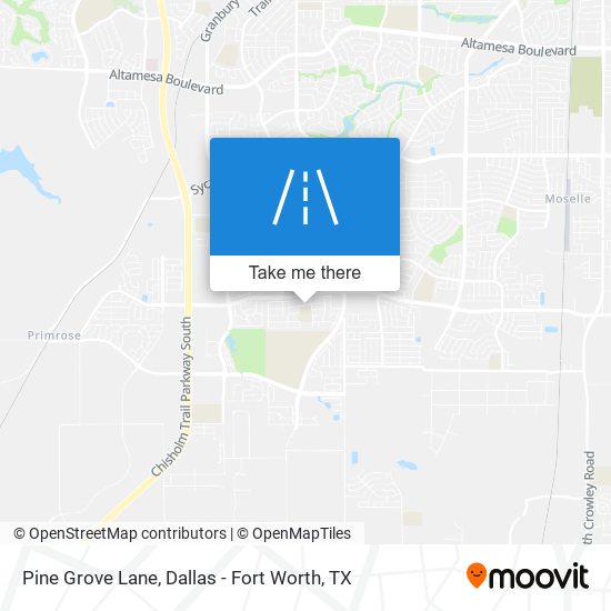 Pine Grove Lane map