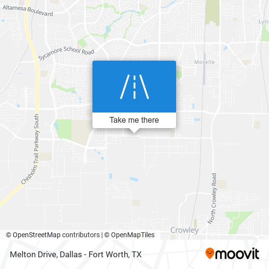 Mapa de Melton Drive