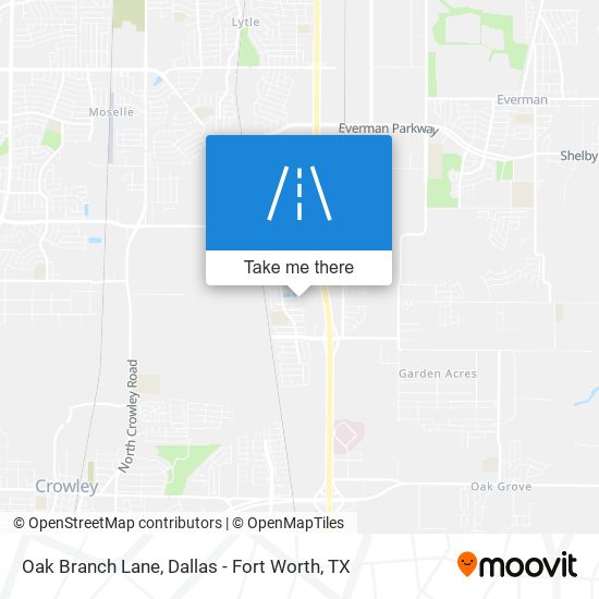 Oak Branch Lane map