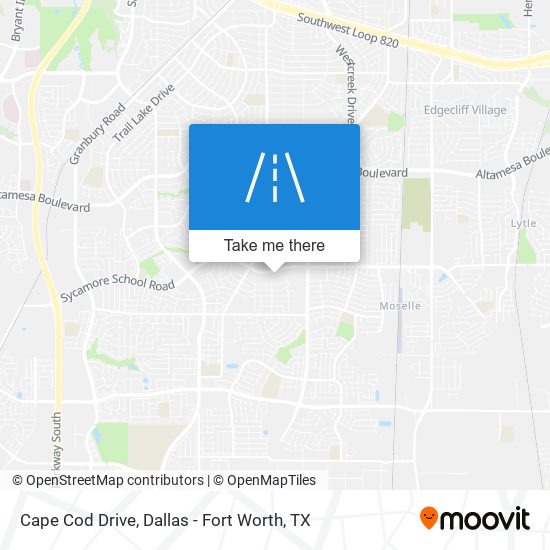 Cape Cod Drive map
