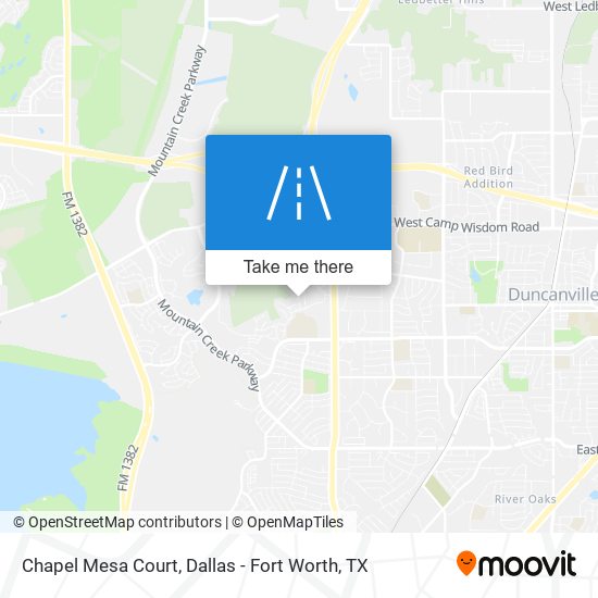 Chapel Mesa Court map