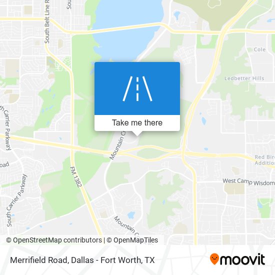 Merrifield Road map