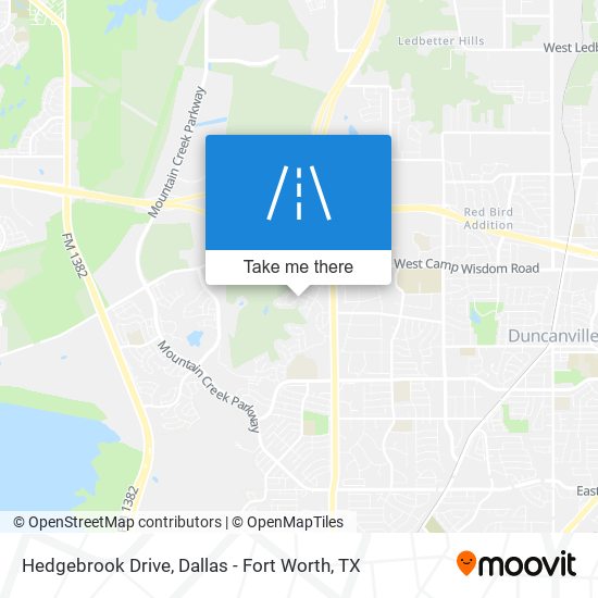 Hedgebrook Drive map