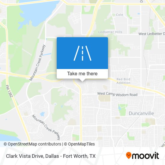 Clark Vista Drive map