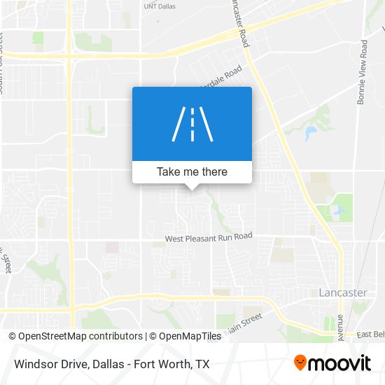 Windsor Drive map