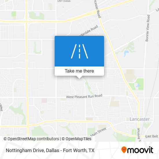 Nottingham Drive map