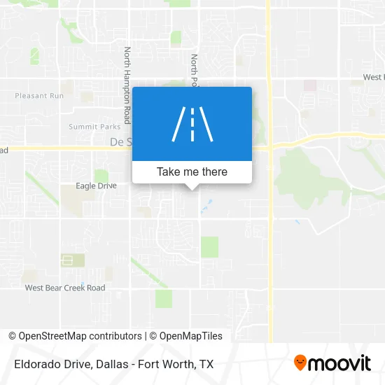 Eldorado Drive map