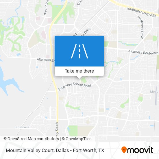 Mapa de Mountain Valley Court