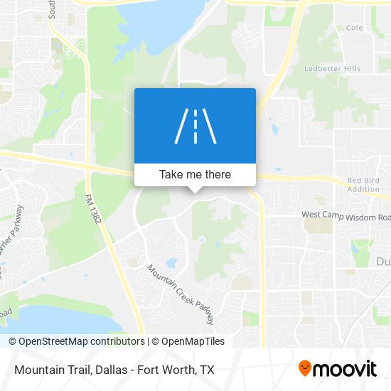 Mountain Trail map
