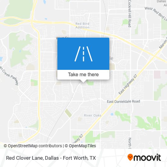 Red Clover Lane map