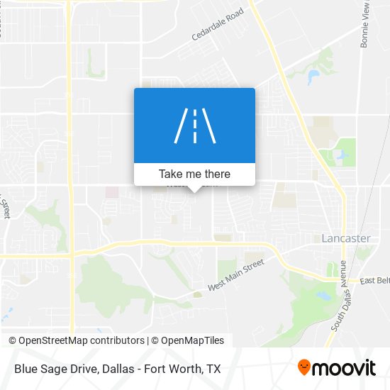 Mapa de Blue Sage Drive