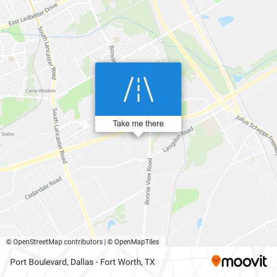Port Boulevard map