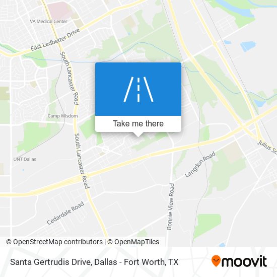 Santa Gertrudis Drive map