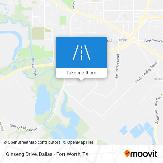 Ginseng Drive map