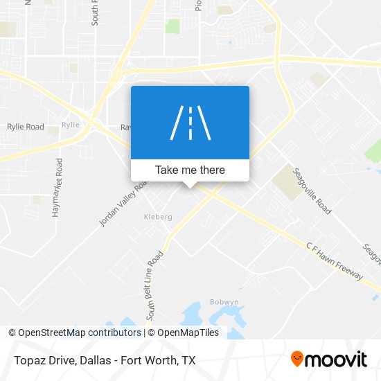 Topaz Drive map