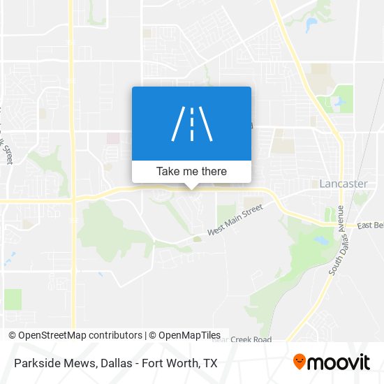 Mapa de Parkside Mews
