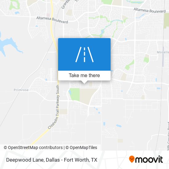 Deepwood Lane map