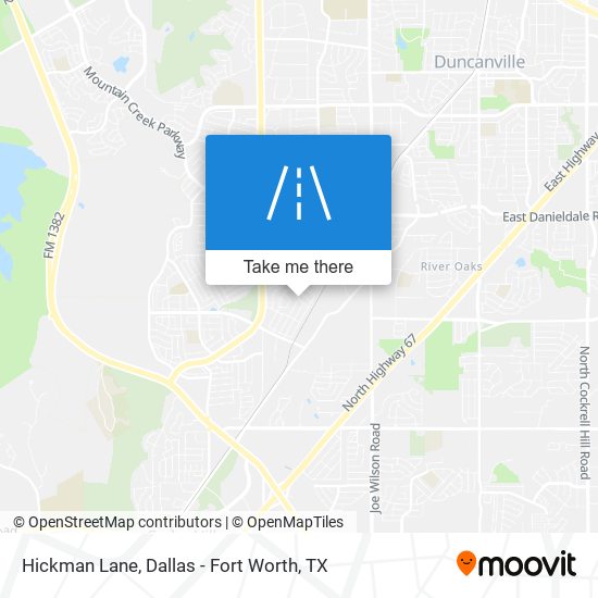 Mapa de Hickman Lane