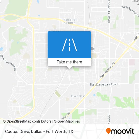 Cactus Drive map