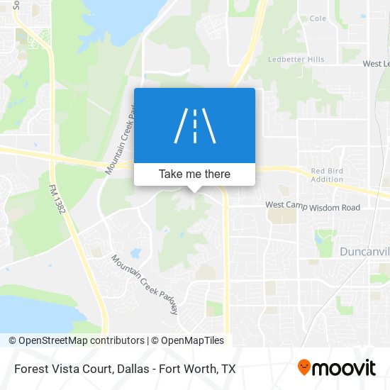 Mapa de Forest Vista Court