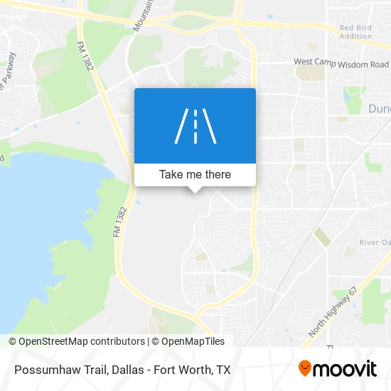 Mapa de Possumhaw Trail