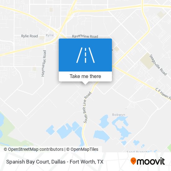 Spanish Bay Court map