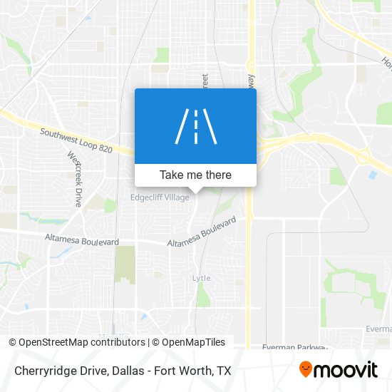 Cherryridge Drive map