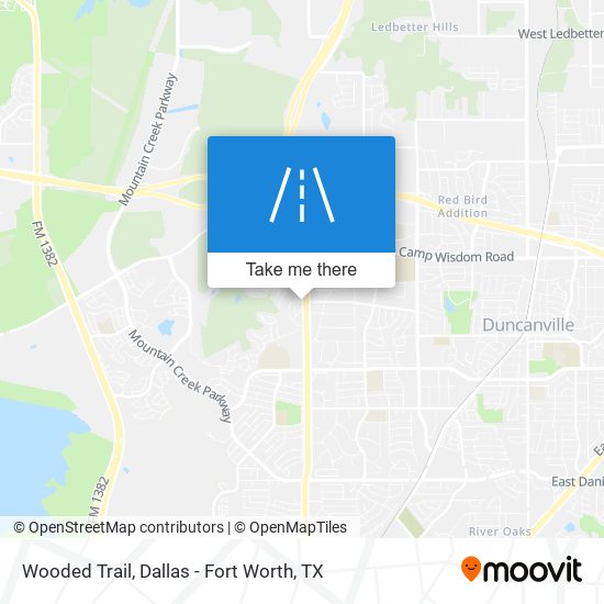 Mapa de Wooded Trail