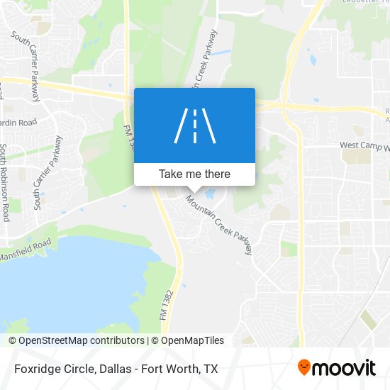 Foxridge Circle map