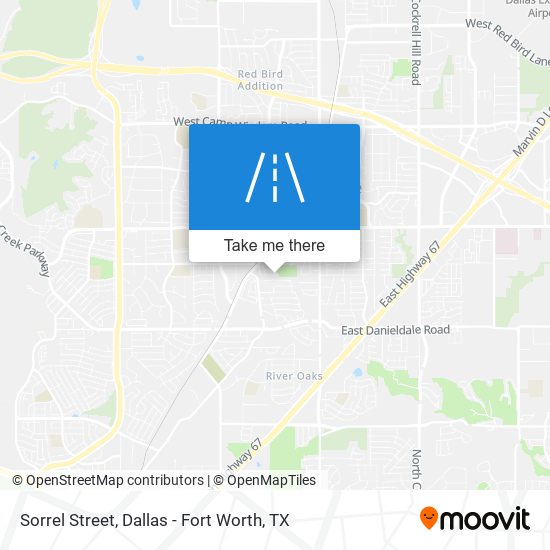 Sorrel Street map