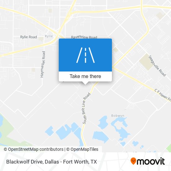 Blackwolf Drive map